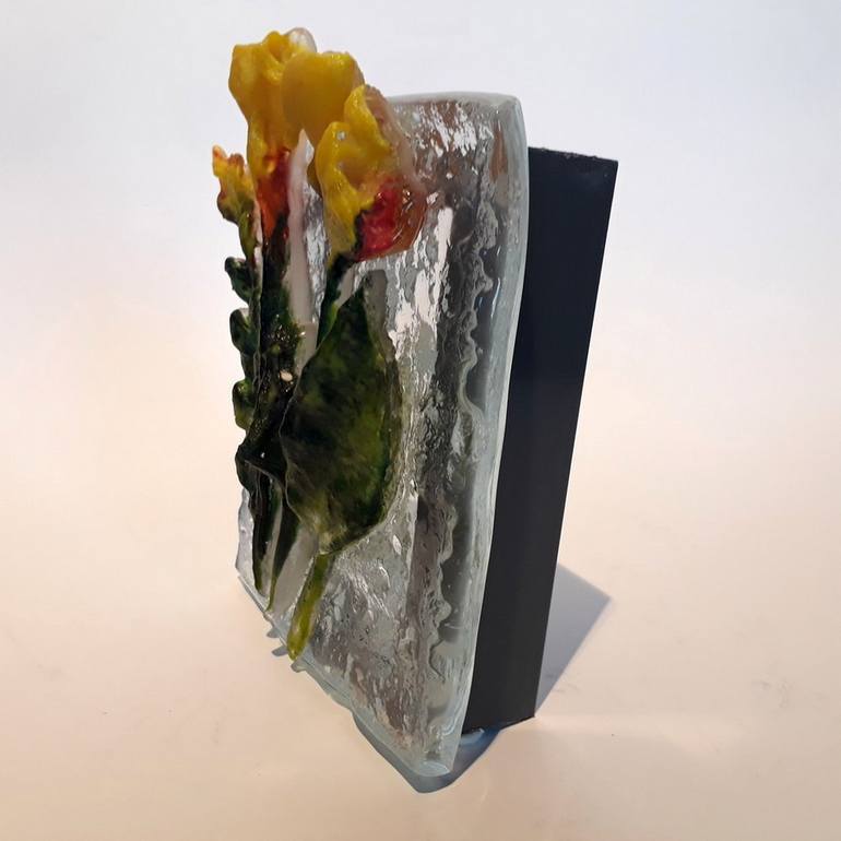 Original Floral Sculpture by Gamze Haberal