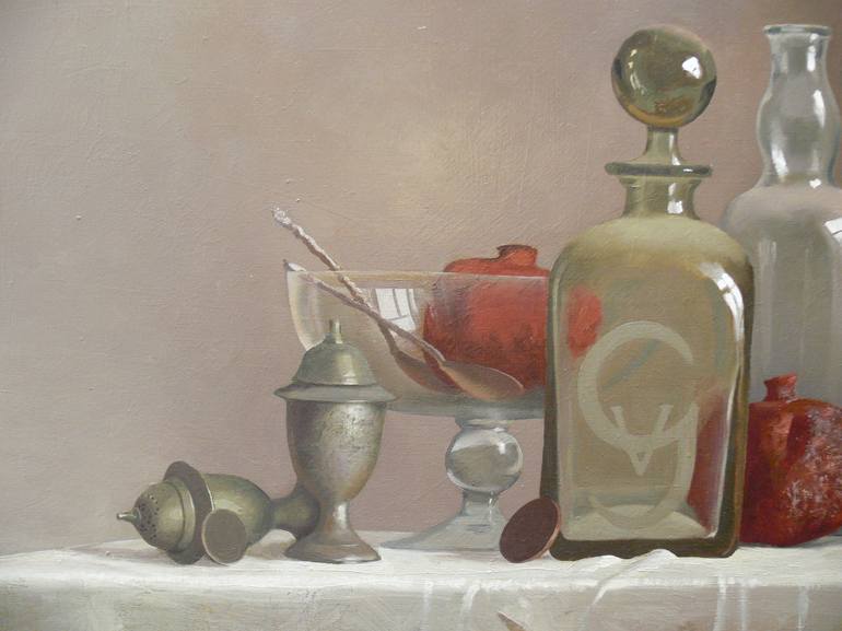 Original Realism Still Life Painting by KSENIYA ZAVARZOVA