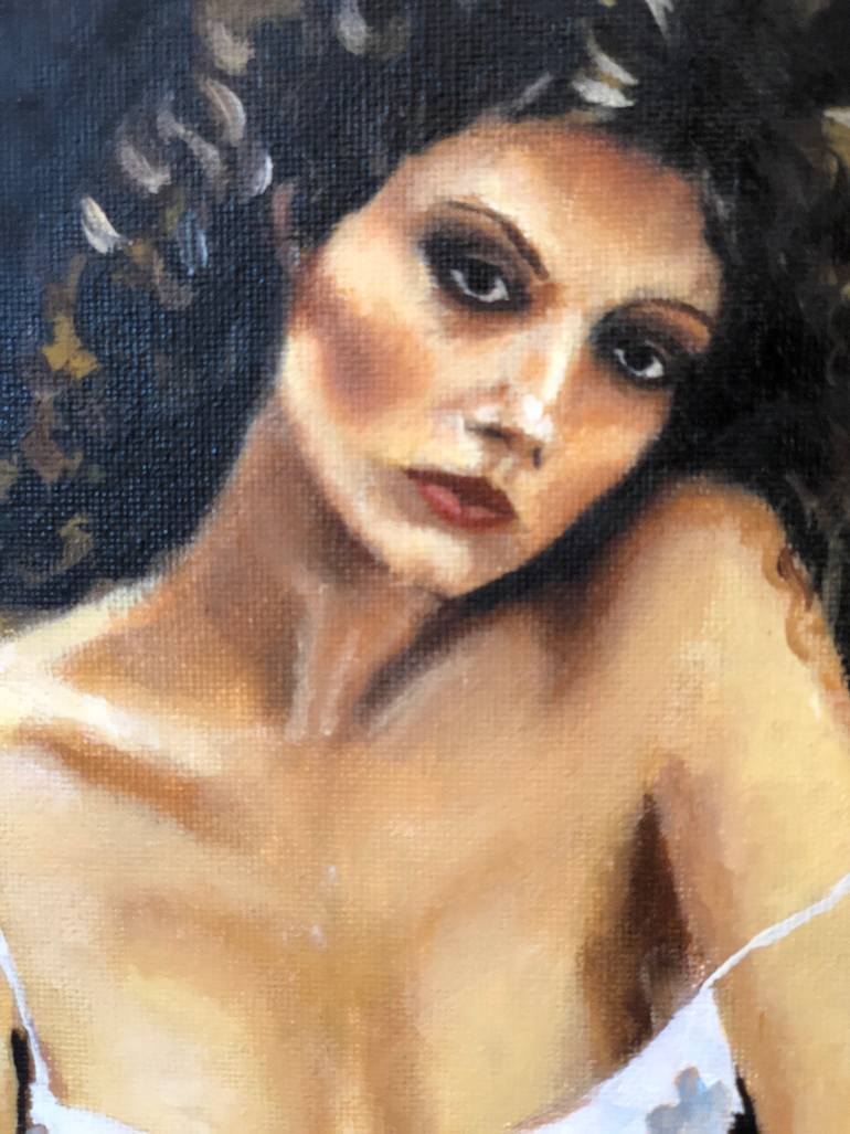Original Impressionism Erotic Painting by Iryna Oliinyk