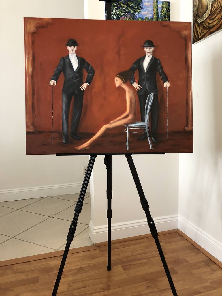 Original Figurative Nude Painting by Iryna Oliinyk