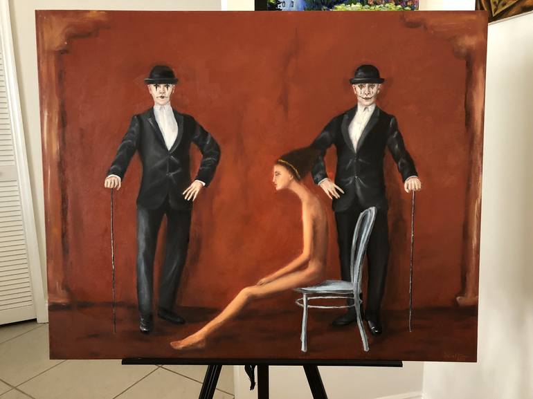 Original Figurative Nude Painting by Iryna Oliinyk