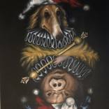 Vision of Eastern Europe politics: Portrait of jester - Silliness and Greediness by Iryna Oliinyk