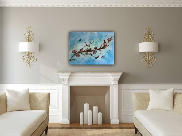 Original Modernism Floral Painting by Svetlana Spectra