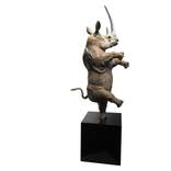 Dancing Rhino by Bushra Fakhoury