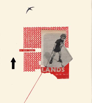 Original Dada Children Collage by Rhed Fawell