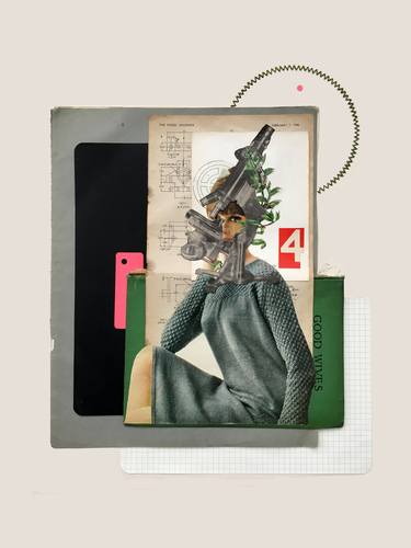 Original  Collage by Rhed Fawell