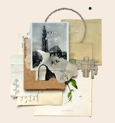 Original Women Collage by Rhed Fawell