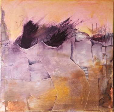 Original Abstract Expressionism Landscape Paintings by Maria Vinuesa