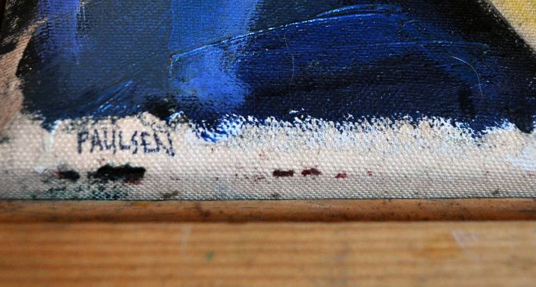 Original Expressionism People Painting by Sarah Paulsen