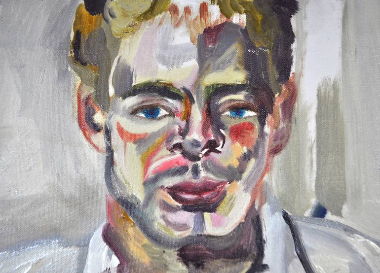 Original Expressionism Portrait Painting by Sarah Paulsen