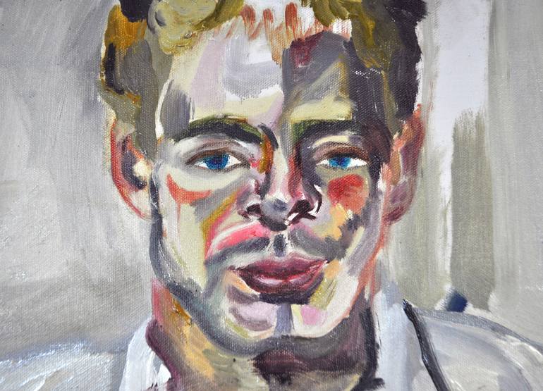 Original Expressionism People Painting by Sarah Paulsen