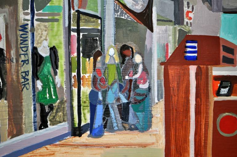 Original Figurative Cities Painting by Sarah Paulsen