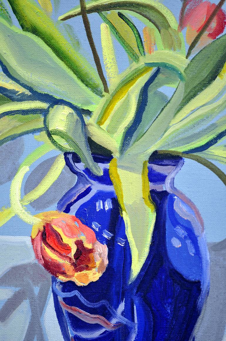 Original Fine Art Floral Painting by Sarah Paulsen