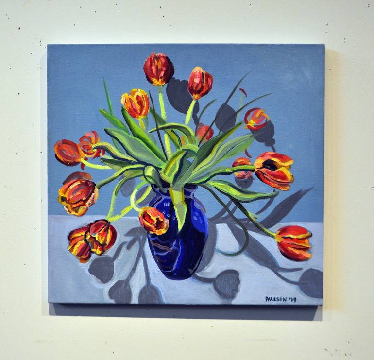 Original Fine Art Floral Painting by Sarah Paulsen