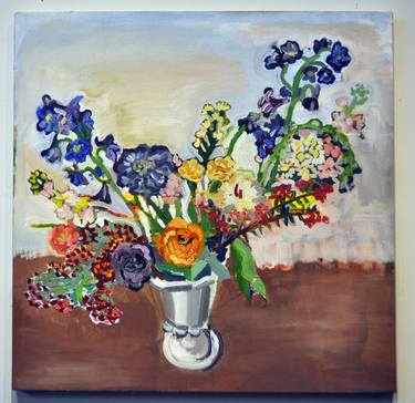 Original Modern Floral Paintings by Sarah Paulsen