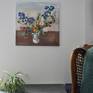 Painting in room for scale