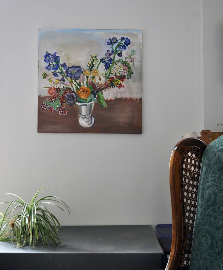 Original Modern Floral Painting by Sarah Paulsen