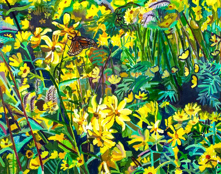 Original Expressionism Landscape Painting by Sarah Paulsen