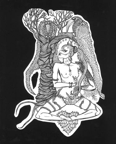 Print of Figurative Religion Drawings by Satchita Melina