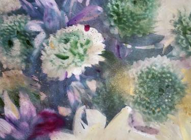 Print of Fine Art Floral Paintings by Genevieve Kelly
