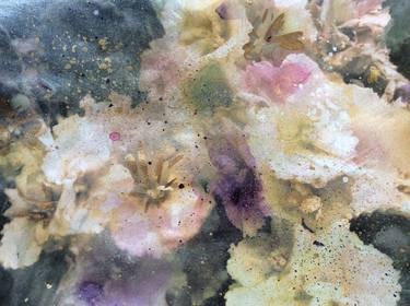 Original Abstract Floral Paintings by Genevieve Kelly