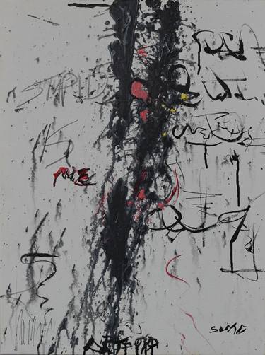 Print of Abstract Expressionism Religion Paintings by david sutton