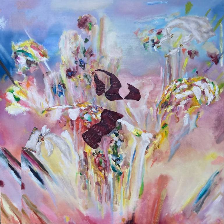Original Health & Beauty Painting by Denise Prince | Abstract Art on Canvas | The Memory of the Missing Thing