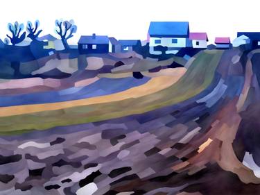 Print of Abstract Expressionism Rural life Mixed Media by Trevor Butcher