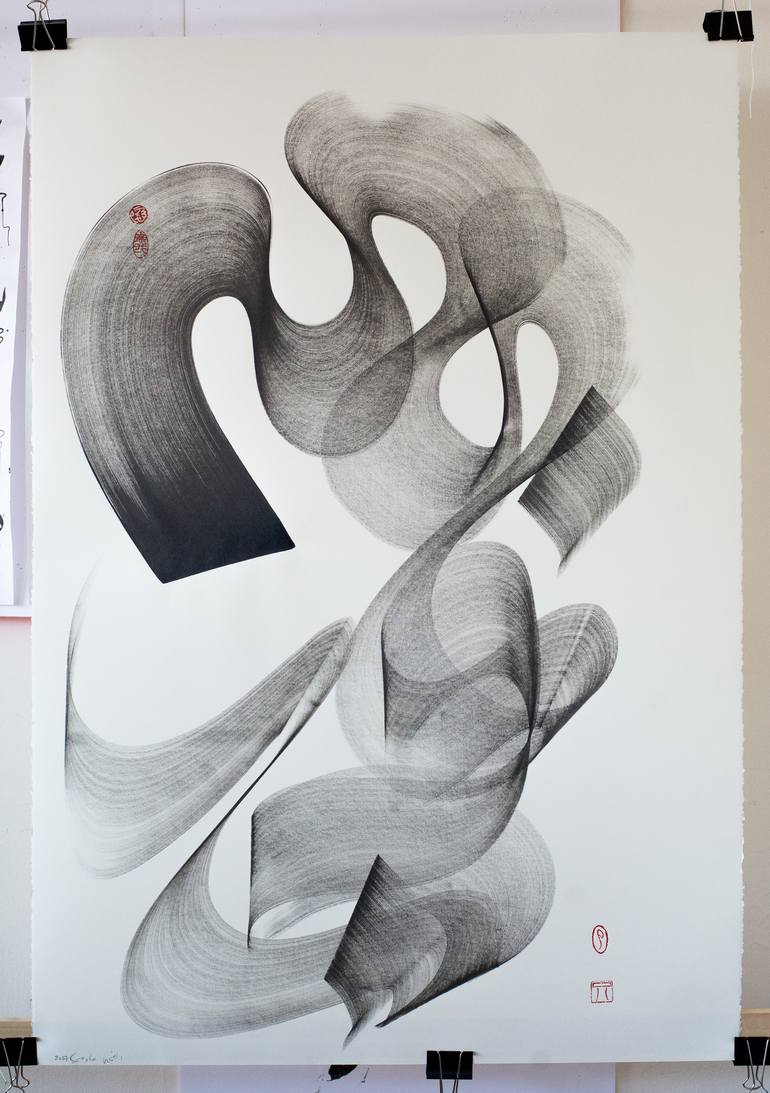 Original Abstract Drawing by Maomeii Be