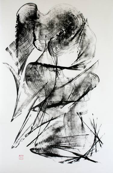 Original Abstract Expressionism Abstract Drawings by Maomeii Be