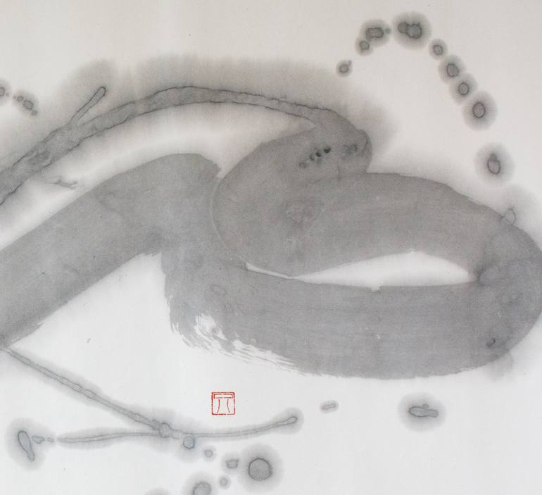 Original Abstract Expressionism Abstract Drawing by Maomeii Be