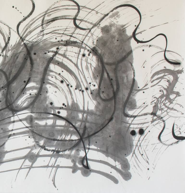 Original Abstract Expressionism Abstract Drawing by Maomeii Be