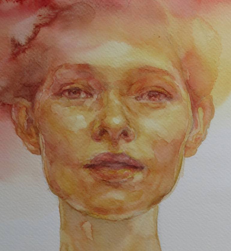 Original Portraiture Women Painting by Dunja Jung