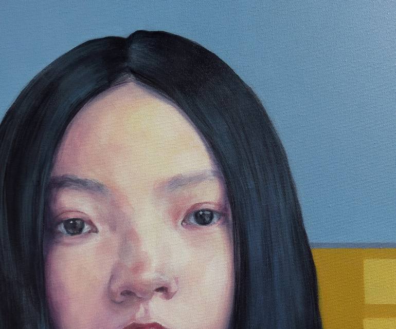 Original Contemporary Portrait Painting by Dunja Jung