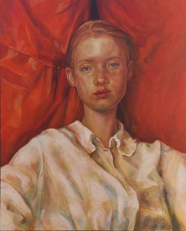 Original Realism Women Paintings by Dunja Jung