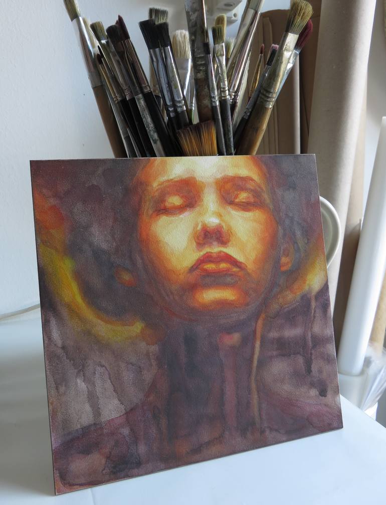 Original Portraiture Light Painting by Dunja Jung