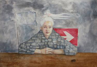 Original Conceptual People Paintings by Dunja Jung