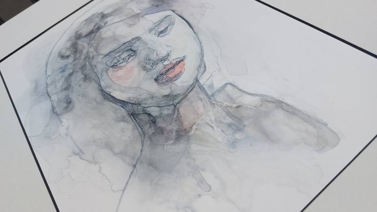 Original Portraiture Women Painting by Dunja Jung