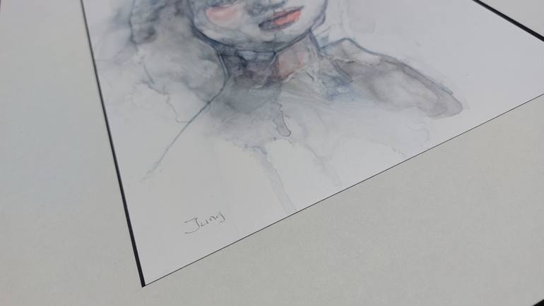 Original Portraiture Women Painting by Dunja Jung