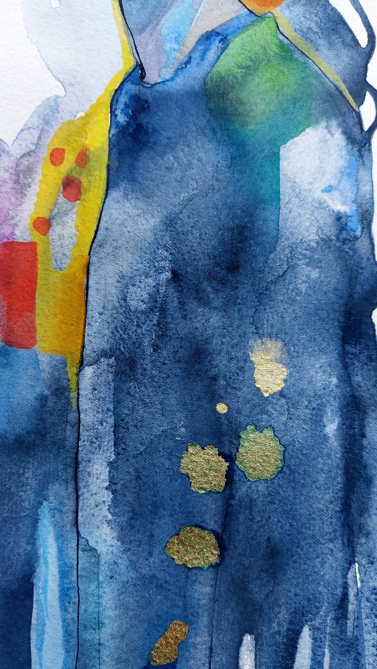 Original Figurative Women Mixed Media by Dunja Jung