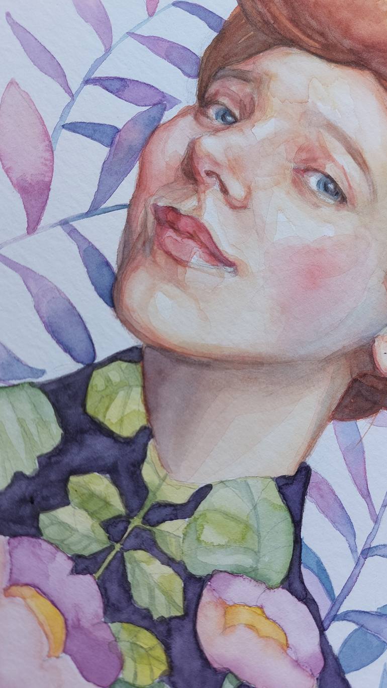 Original Figurative Women Painting by Dunja Jung