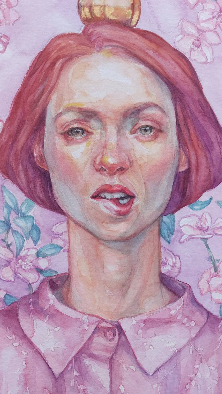 Original Portraiture Fantasy Painting by Dunja Jung