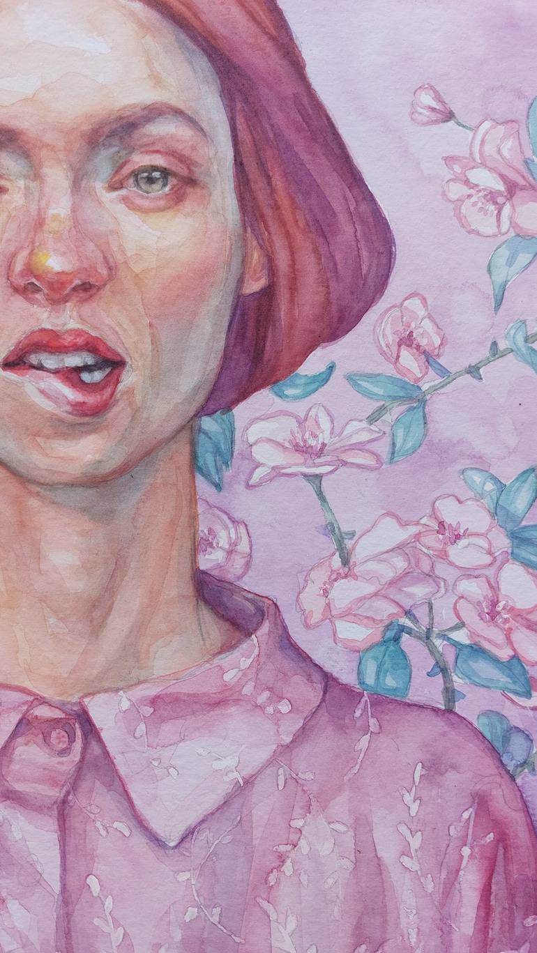 Original Portraiture Fantasy Painting by Dunja Jung