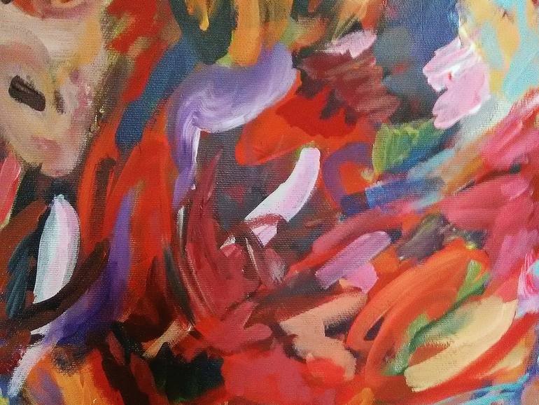 Original Abstract Expressionism Abstract Painting by M I L T E R