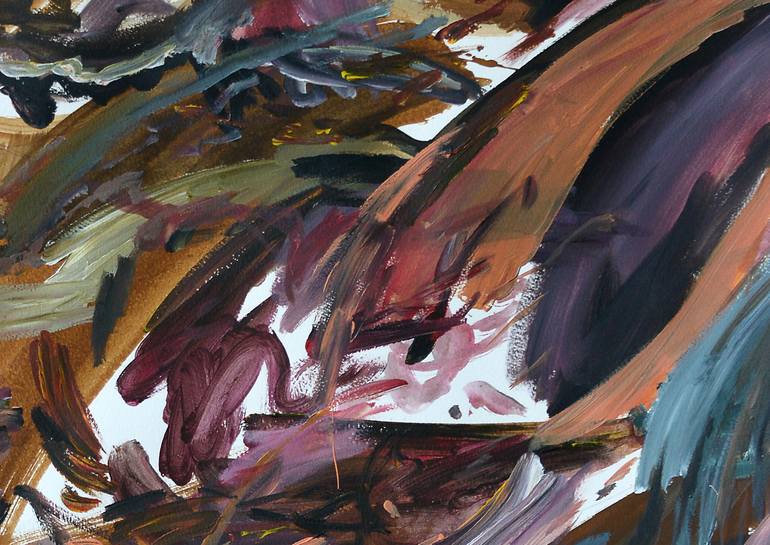 Original Abstract Expressionism Abstract Painting by M I L T E R