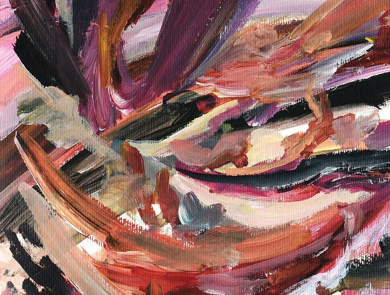Original Abstract Expressionism Abstract Painting by M I L T E R