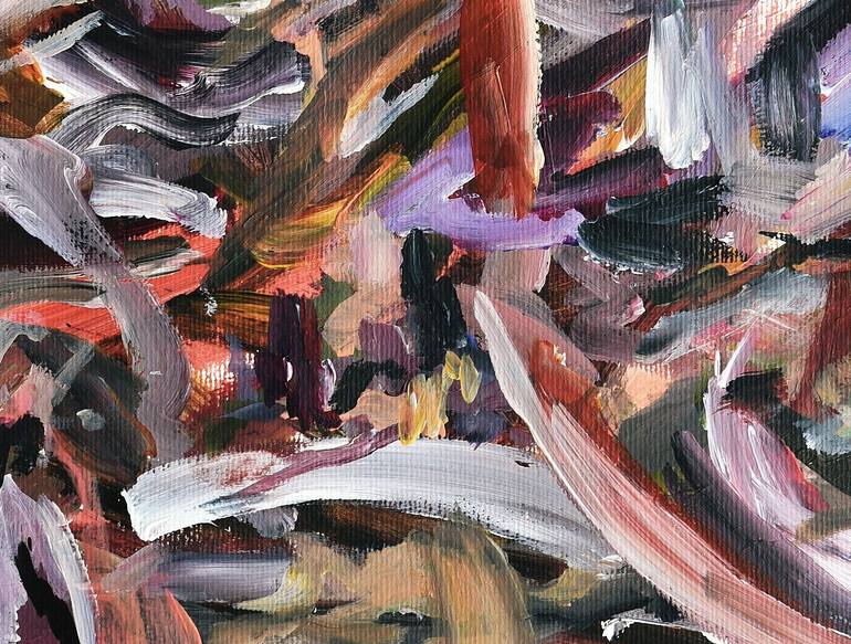 Original Abstract Expressionism Abstract Painting by M I L T E R