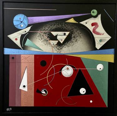 Original Fine Art Abstract Paintings by Justin Robertson