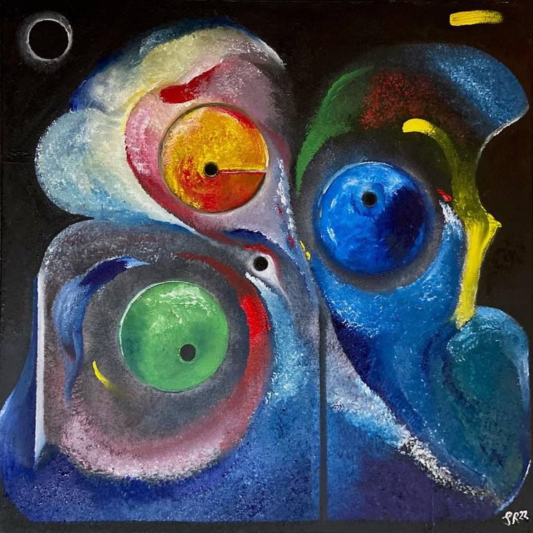 Original Conceptual Abstract Paintings by Justin Robertson