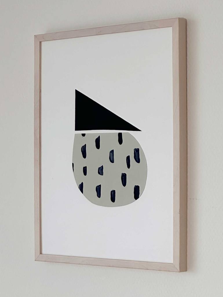 Original Abstract Geometric Collage by Amanda Andersen